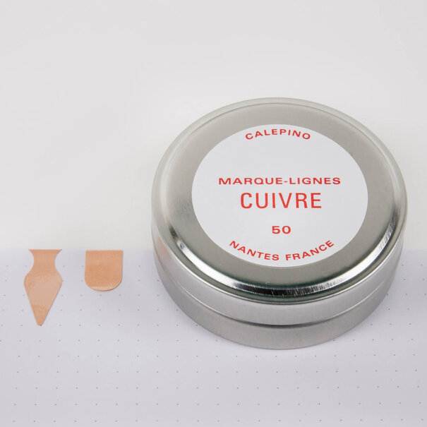 Calepino Line Markers – Koper (50 stuks)