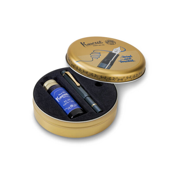 Kaweco Piston Sport AL Navy/Gold stylo-plume