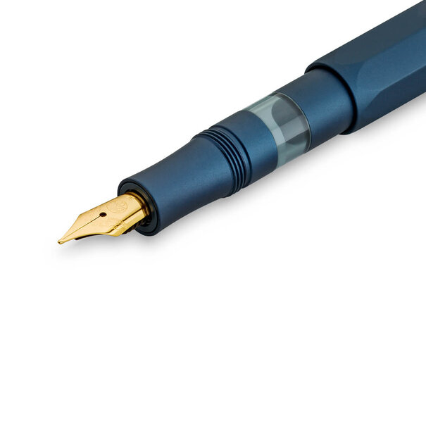 Kaweco Piston Sport AL Navy/Gold stylo-plume