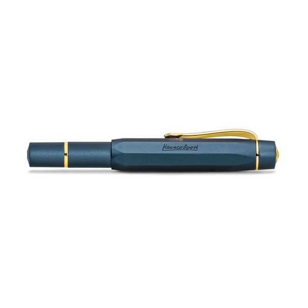 Kaweco Piston Sport AL Navy/Gold stylo-plume