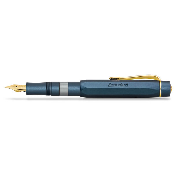 Kaweco Piston Sport AL Navy/Gold
