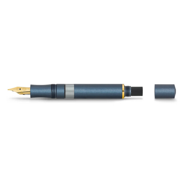 Kaweco Piston Sport AL Navy/Gold fountain pen
