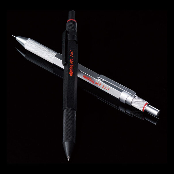 rOtring 600 multipen zilverkleur