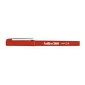 200 fineliner donkerrood 0,4 mm