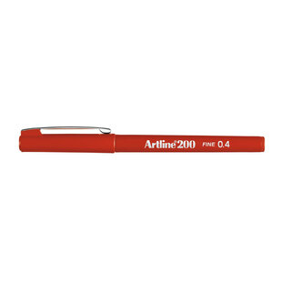 200 fineliner donkerrood 0,4 mm