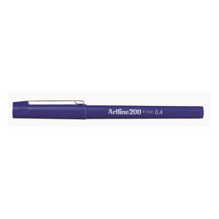 200 fineliner blauw 0,4 mm