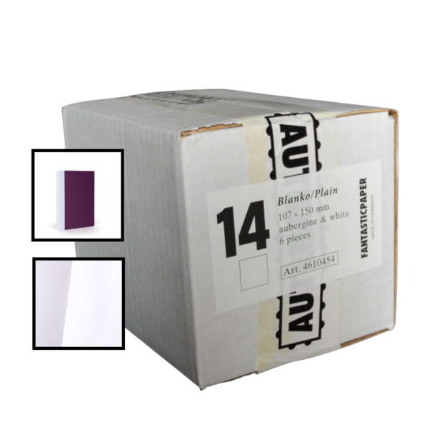 Fantasticpaper Aubergine & White Pocket