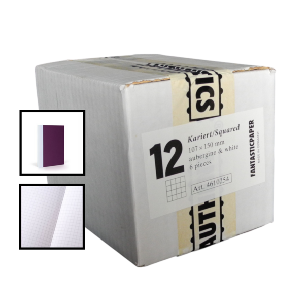 Fantasticpaper Aubergine & White Pocket