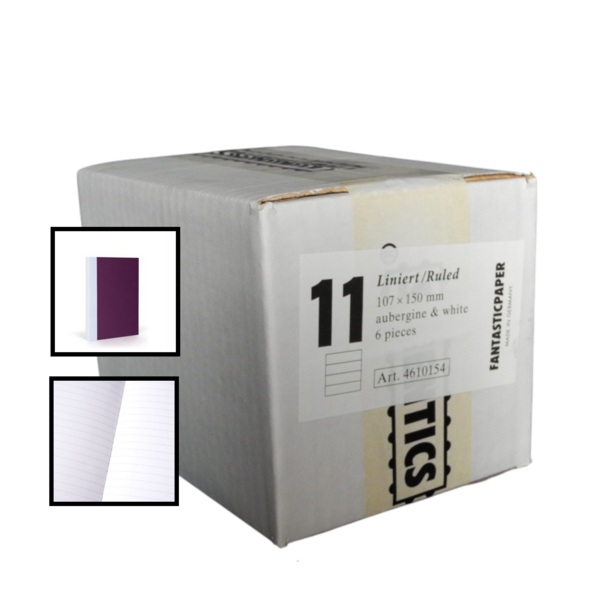 Fantasticpaper Aubergine & White Pocket