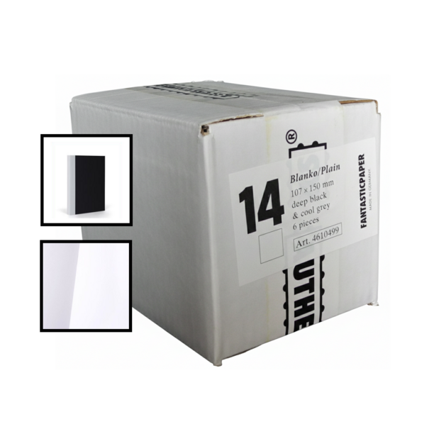 Fantasticpaper Deep Black & Cool Grey Pockety