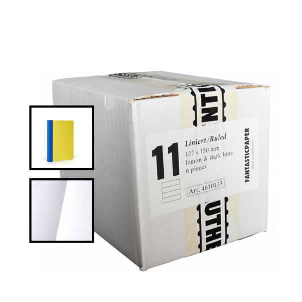 Fantasticpaper Lemon & Dark Blue Pocket