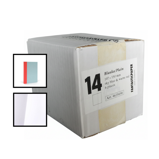 Fantasticpaper Sky Blue & Warm Red Pocket