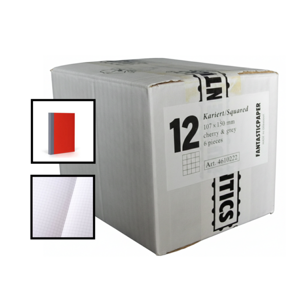 Fantasticpaper Cherry & Grey Pocket