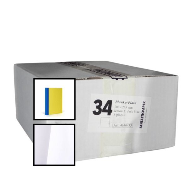 Fantasticpaper Lemon & Dark Blue XL