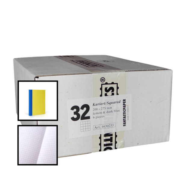 Fantasticpaper Lemon & Dark Blue XL