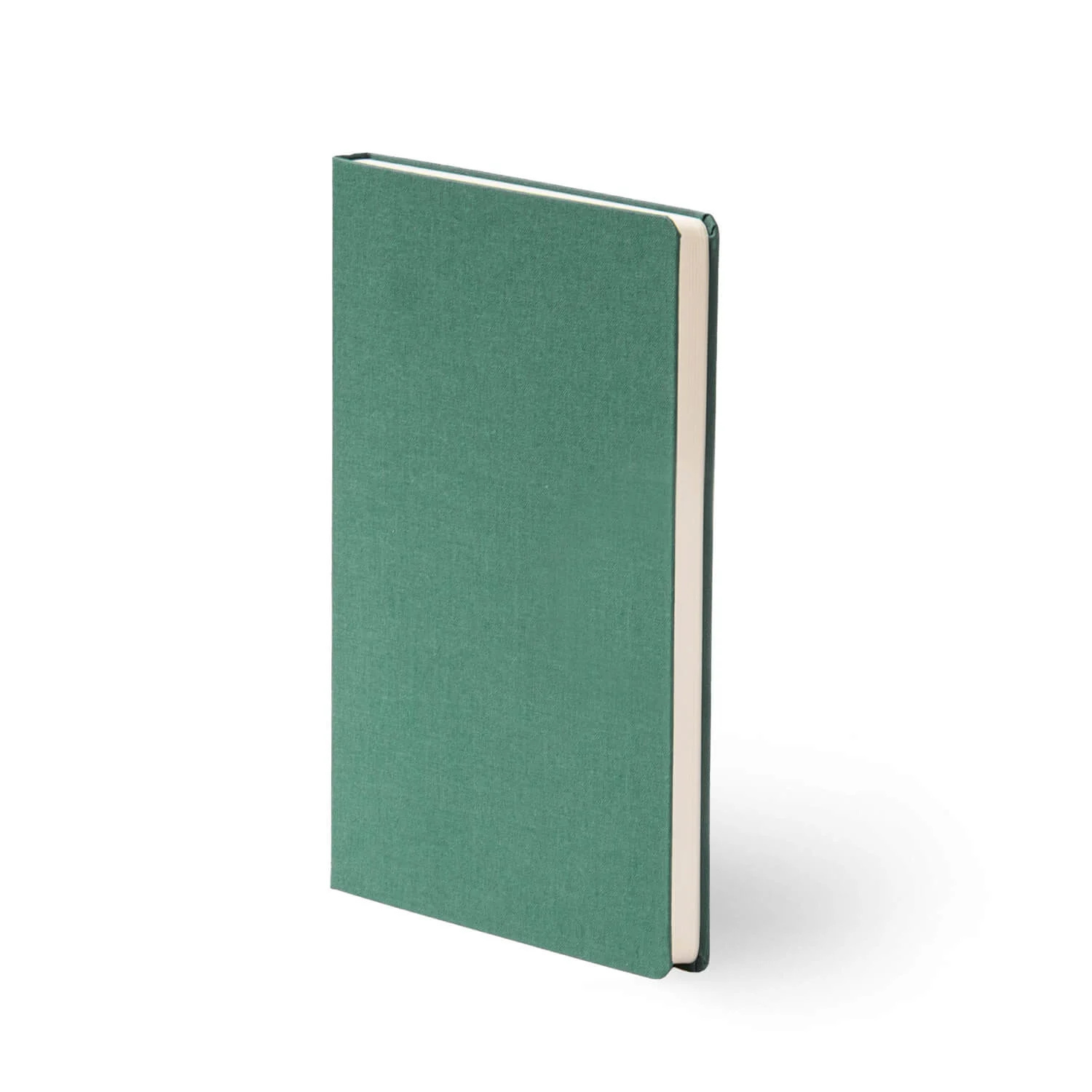 Bindewerk Linnen Glasgroen notitieboek A5 formaat