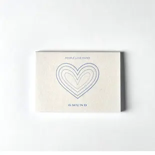 Notepad "People Love Paper" - Blauw 14,8 x 10,5 cm