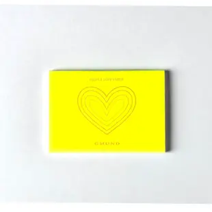 Notepad "People Love Paper" - Fluo Geel 14,8 x 10,5 cm