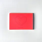 Notepad "People Love Paper" - Fluo Roze 14,8 x 10,5 cm