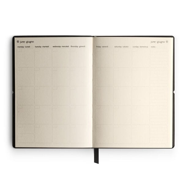 Ciak Classic B6 Zwart met Planner