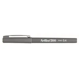 Artline 200 fineliner 0,4mm GRIJS
