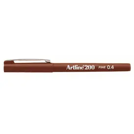 Artline 200 fineliner 0,4mm BRUIN