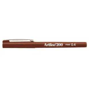 200 fineliner bruin 0,4 mm