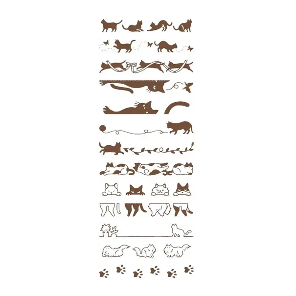 Shachihata Rolstempel "Cats"