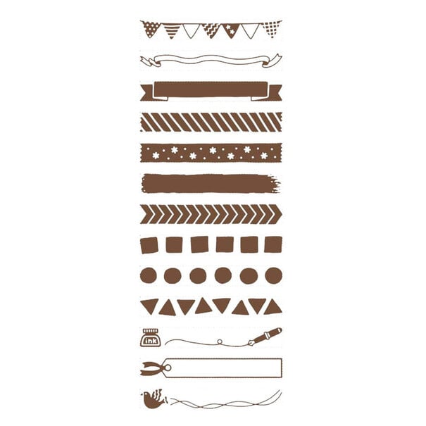 Shachihata Rolstempel "Patterns"