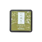 Iromoyo Warabe stempelkussen - Oker Groen