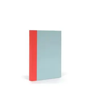 Sky Blue & Warm Red A5