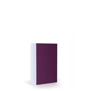 Aubergine & White Pocket