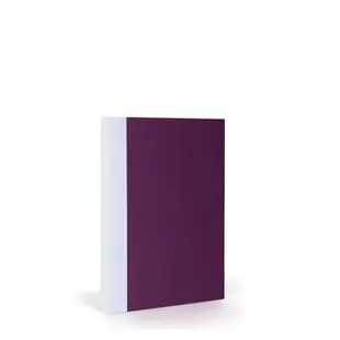 Aubergine & White A5