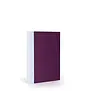 Aubergine & White A5