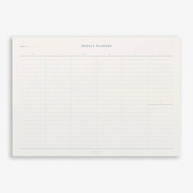 Weekplanner A4 Blauw