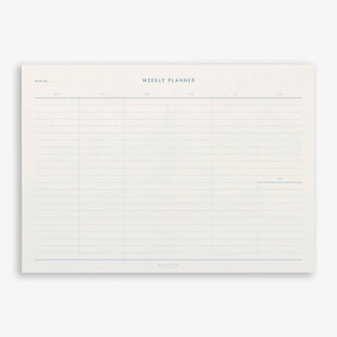 Weekplanner A4 Blauw