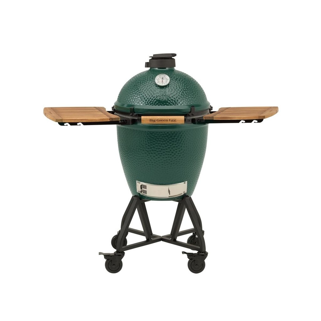 Green Egg Big Green Egg Large – met intEGGrated onderstel en acacia zijplankjes