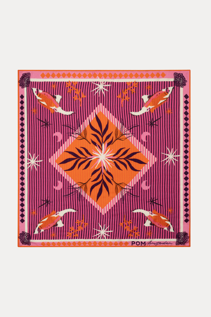 POM Amsterdam POM Amsterdam - Shawl Fantasy flow/pink