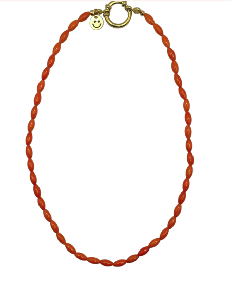 Bonnie Studios Bonnie Studios BS07 - Tommy Coral Necklace orange