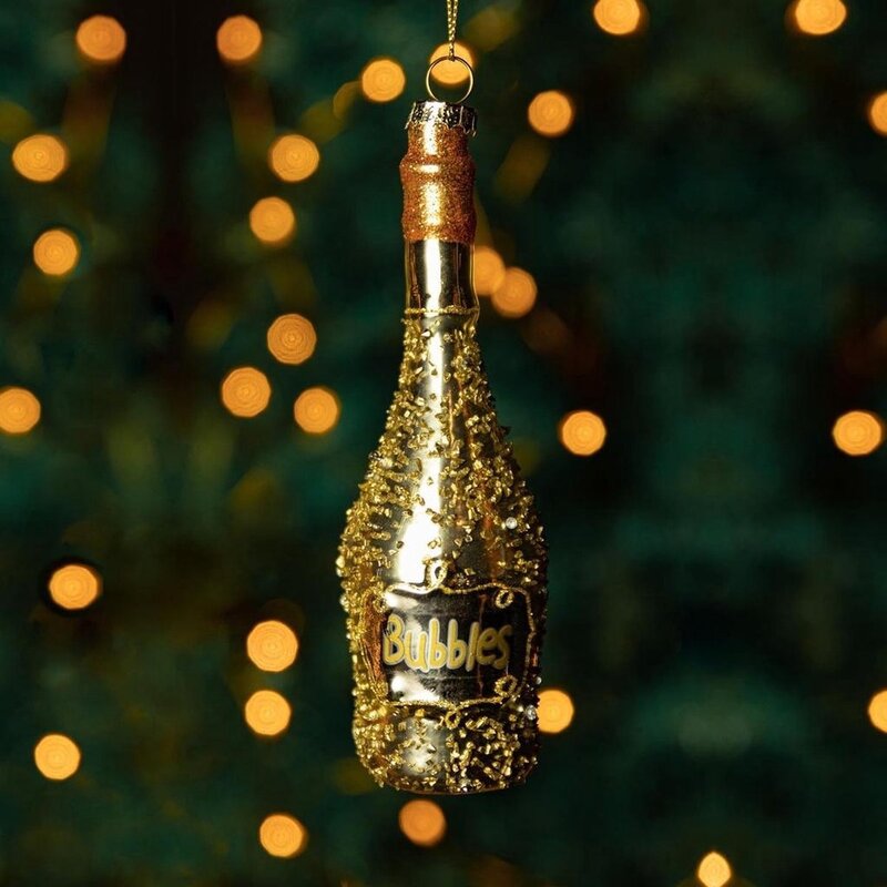 Gusta - Christmas ornament champagne bottle