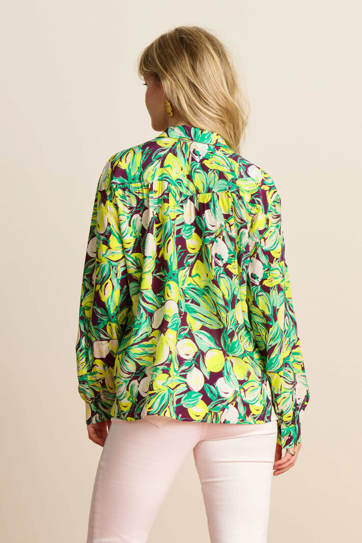 POM Amsterdam POM Amsterdam - Blouse Milly Lemon tree multi colour