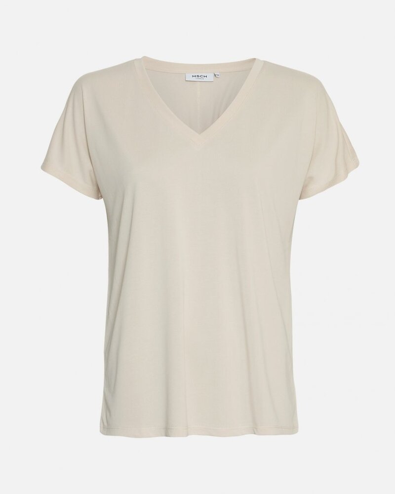 Moss Copenhagen (MSCH) Moss Copenhagen (MSCH) - Fenya modal v neck oatmeal