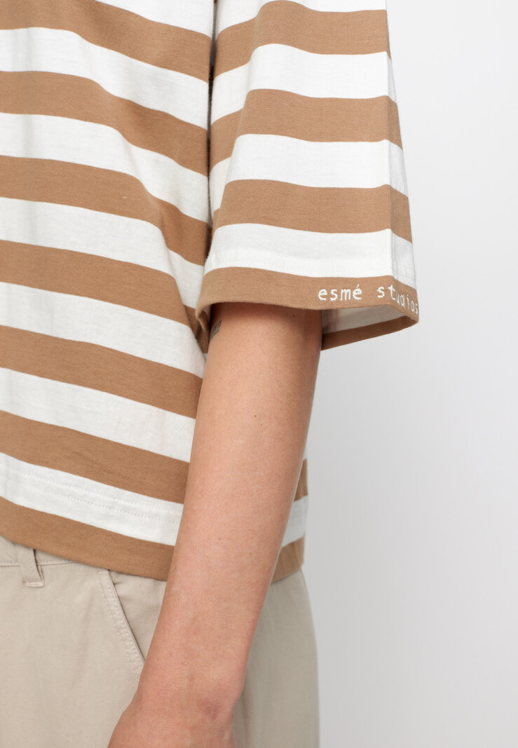 Esmé Studios Esmé Studios - Signe Boxy T-shirt Wide Stripe