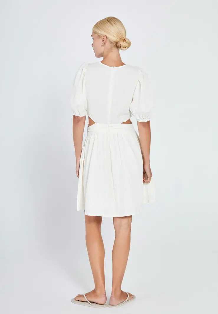 Norr Norr - Esma short dress off-white