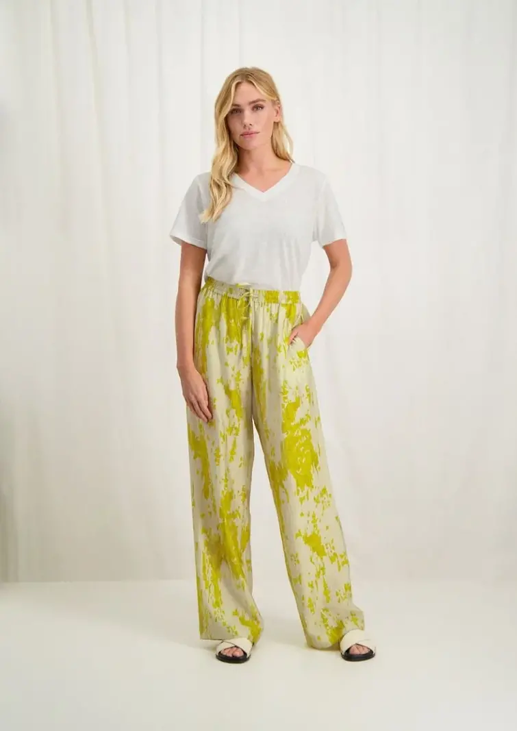 Circle of Trust Circle of Trust - Ariel pants lime marble