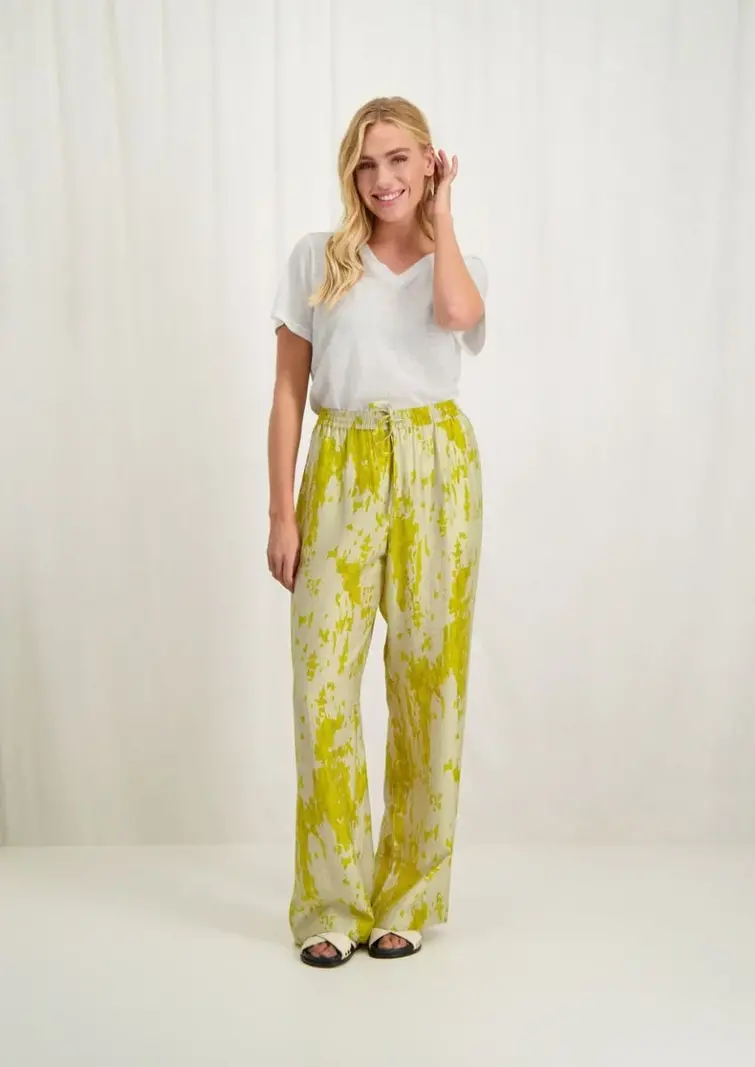 Circle of Trust Circle of Trust - Ariel pants lime marble