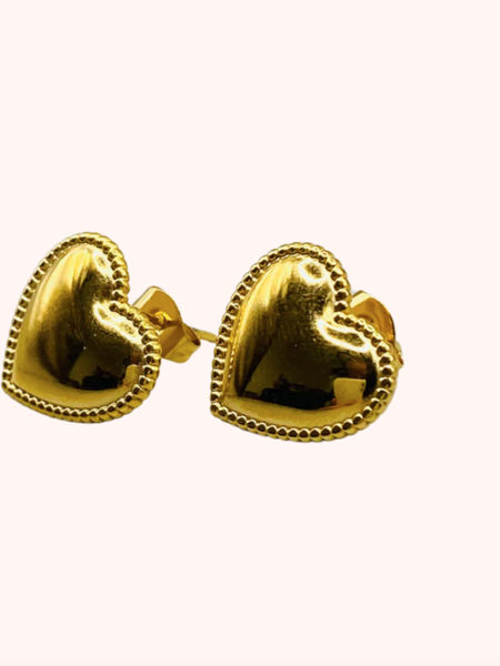 Bonnie Studios Bonnie Studios - BS654 Heart earrings