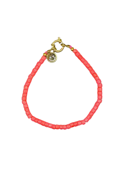 Bonnie Studios Bonnie Studios - BS346 Tommy pink bracelet