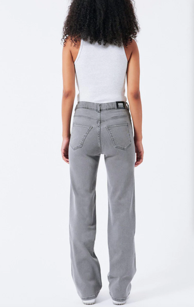 Dr. Denim Dr. Denim - Moxy straight Light Grey Mist Plain