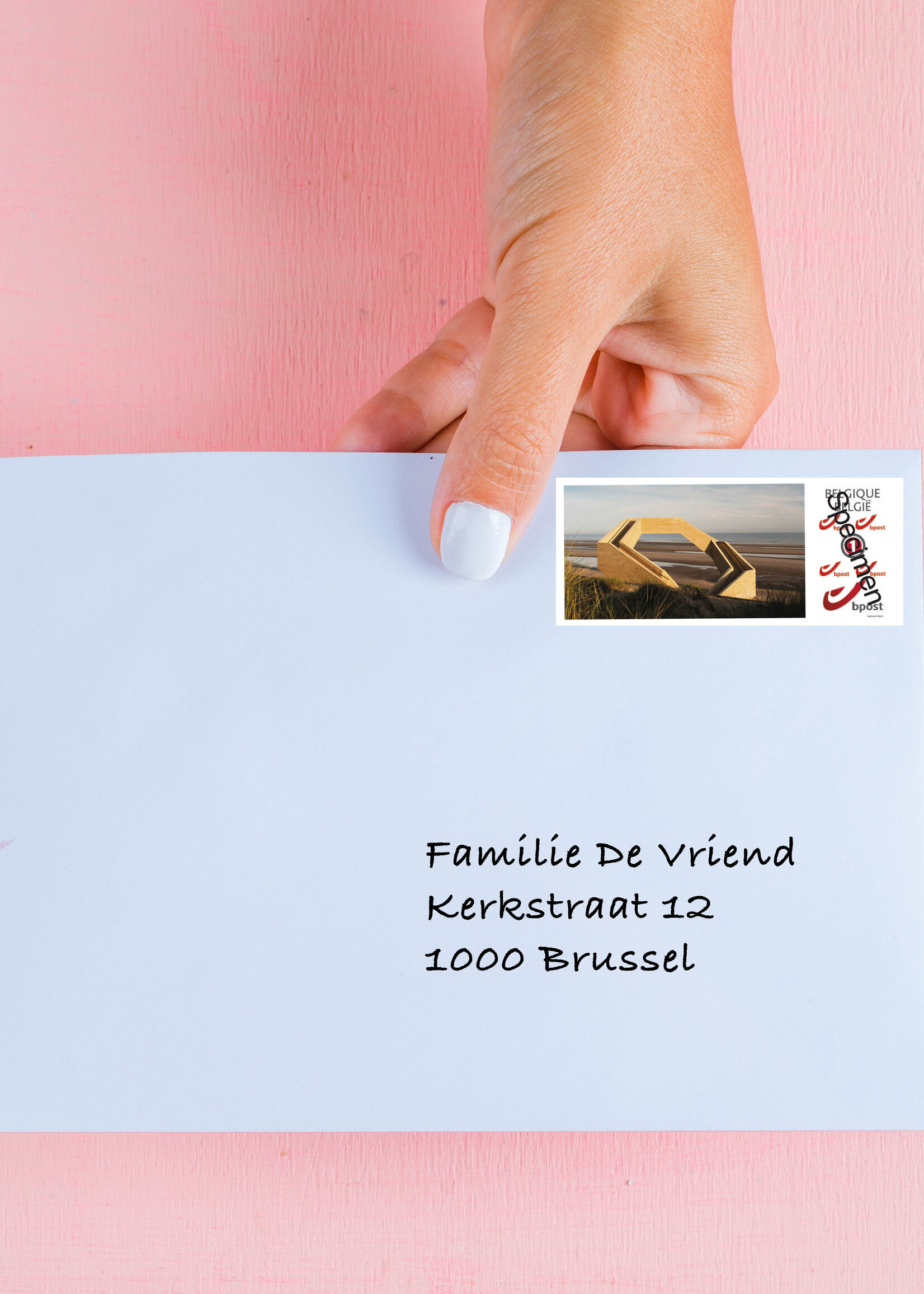 Visit De Panne Timbres Westerpunt (feuille de 5 timbres)